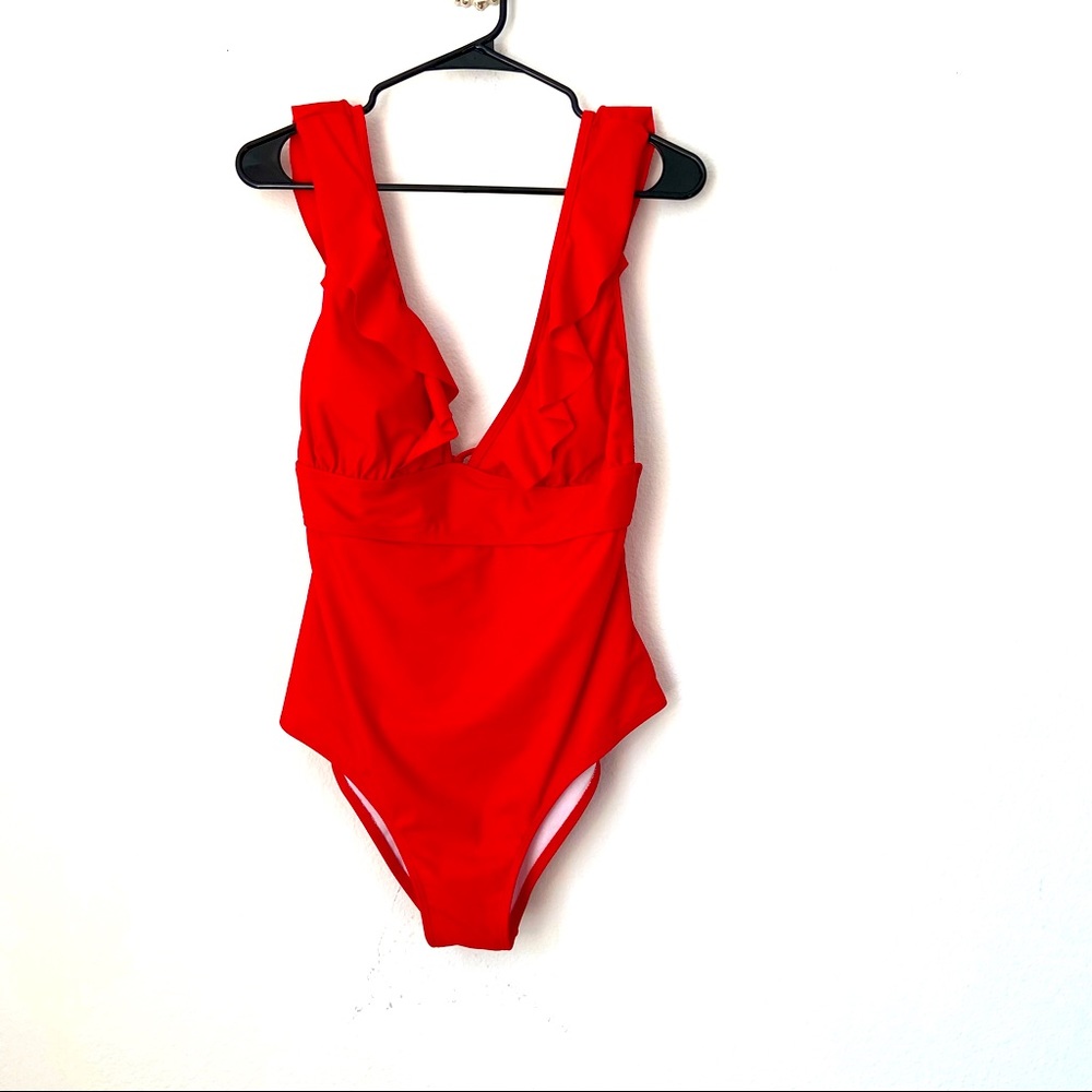 NEW ruffle swim